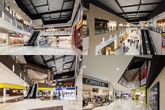 モールを活性化させた「バーチカルファサード、スモールアトリウム」 ©クドウフォト