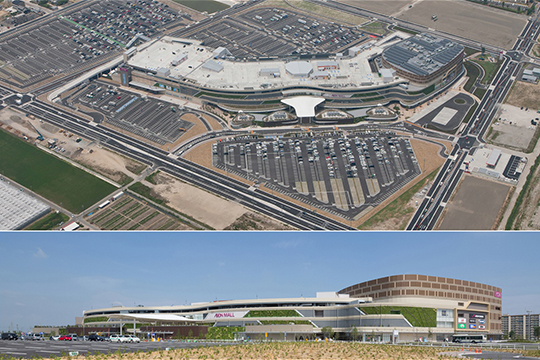 鳥瞰・外観写真「地域と共生する安心・安全な丘をつくる」　©SS名古屋