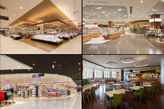 SCデザイン、核店舗/イオンスタイルストア・ホビーモール・フードコート　©SS名古屋