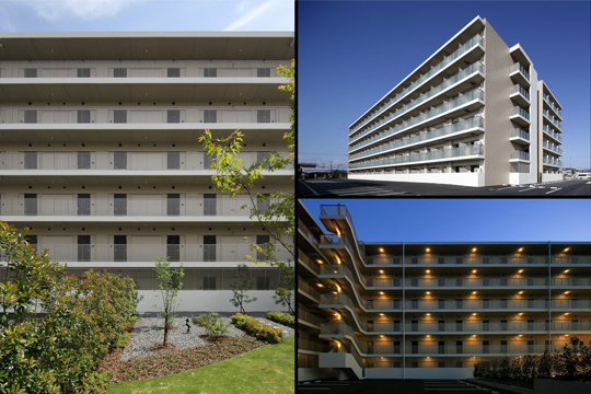 寮室棟外観　©エスエス大阪