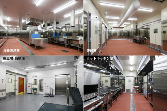 製造エリア諸室　©株式会社エスエス九州