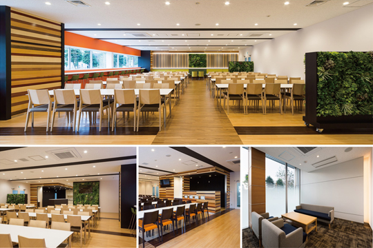 カフェテリア、応接室　©クドウフォト