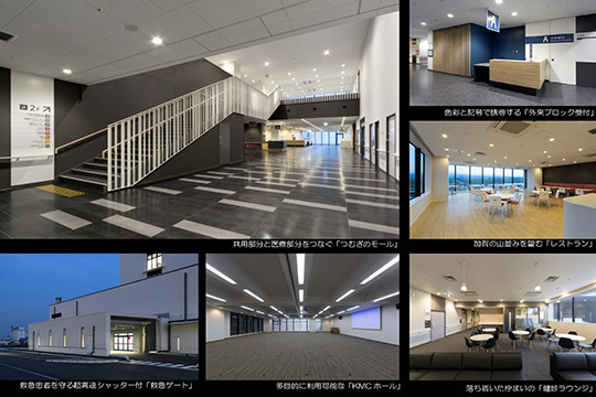 来院者を外来に誘導する「つむぎのモール」　©株式会社　クドウフォト