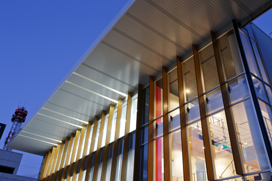 敷地内構成図　©桑水建築写真