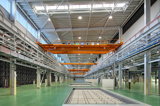 組立てエリア内観　©エスエス大阪