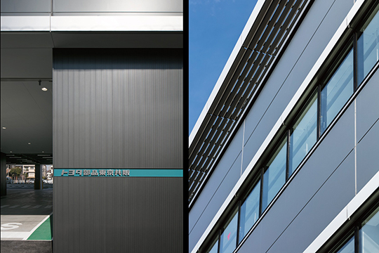 工業部品を想起させるシャープでメタリックなデザイン（外装詳細）　©川澄・小林研二写真事務所