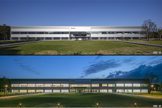 デジタルカメラをモチーフとした正面ファサード ©株式会社エスエス 九州支店