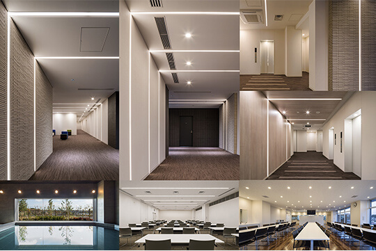 内部各所。光のアーチが重なる。 ©川澄・小林研二写真事務所