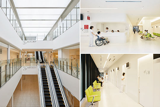 ひかりの回廊・外来待合 ©千葉顕弥