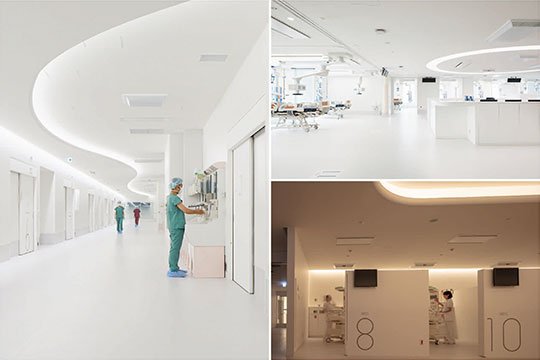 手術ホール・ICU・NICU ©千葉顕弥・後藤晃人