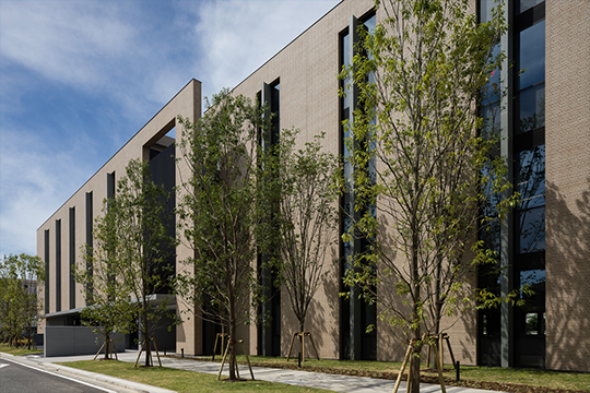 東側ファサード（昼景） ©井上登