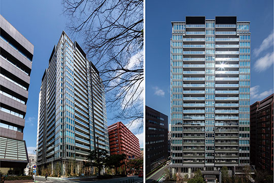 明治通りからのメインファサード