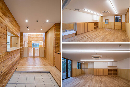 エントランス、保育室 © (株)伸和