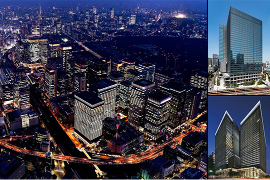 外観（北東からの鳥瞰、東側、南東側） ©川澄・小林研二写真事務所