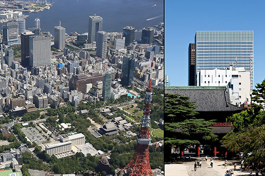 鳥瞰 / 浜松町の地域環境を踏まえた都市景観を創出