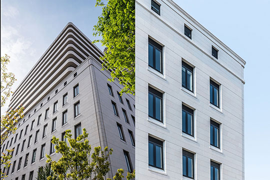 日本生命本館の品格を継承した外観ディテール ©(株)伸和