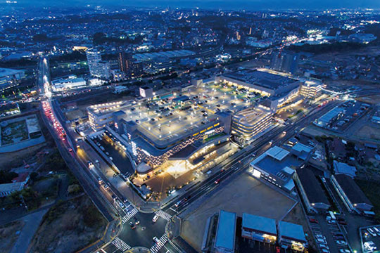 光が拍動する、これまでに無い夜の表情を創みだします ©ナカサアンドパートナーズ