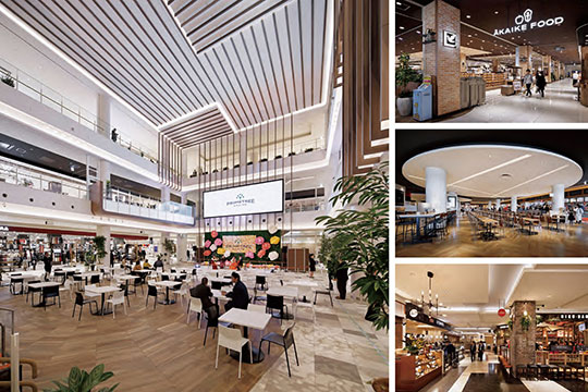 “街の広場”プライムホールを中心とした☆☆☆☆☆（五つ星）モール ©ナカサアンドパートナーズ