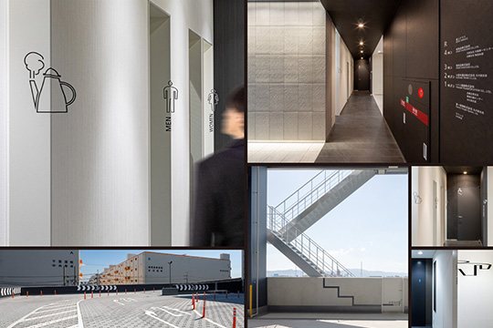 シークエンスに沿ったサインデザイン ©株式会社伸和／木原慎二