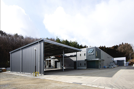 二本松工場全体外観（アイレベル）©横山写真工房