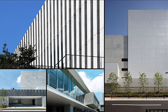 様々な表情を持たせた箱の集積ファサード ©︎A.P.First/荒木義久