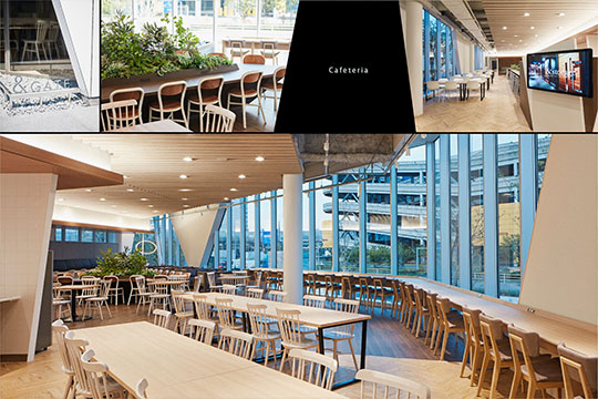 １階カフェテリア ©︎千葉顕弥