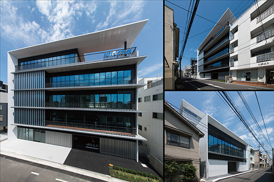 周辺環境と調和 セットバックによる圧迫感軽減と住宅スケールに呼応するスカイライン