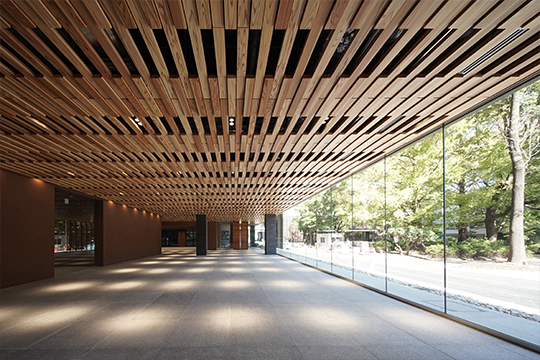 森の中のエントランス ©︎北村