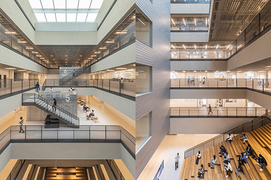 光の吹抜 ©︎新建築社写真部