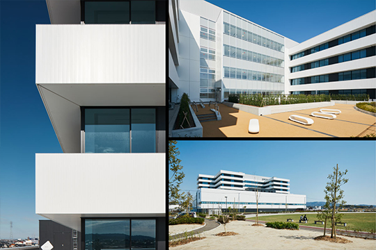 バルコニー・屋上庭園・公園側 ©︎千葉顕弥