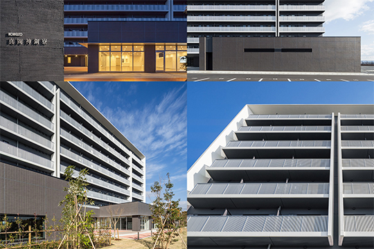 外観各所。スリットと開口。 ©川澄・小林研二写真事務所